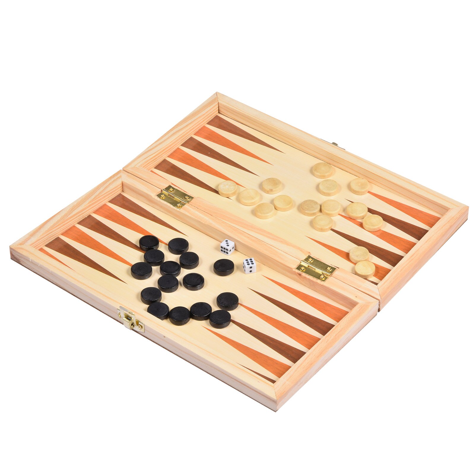 3-In-1 Houten Schaakspel Met Vouwen Schaakbord Board Game Internationale Schaakspel Voor Party Familie activiteiten Games