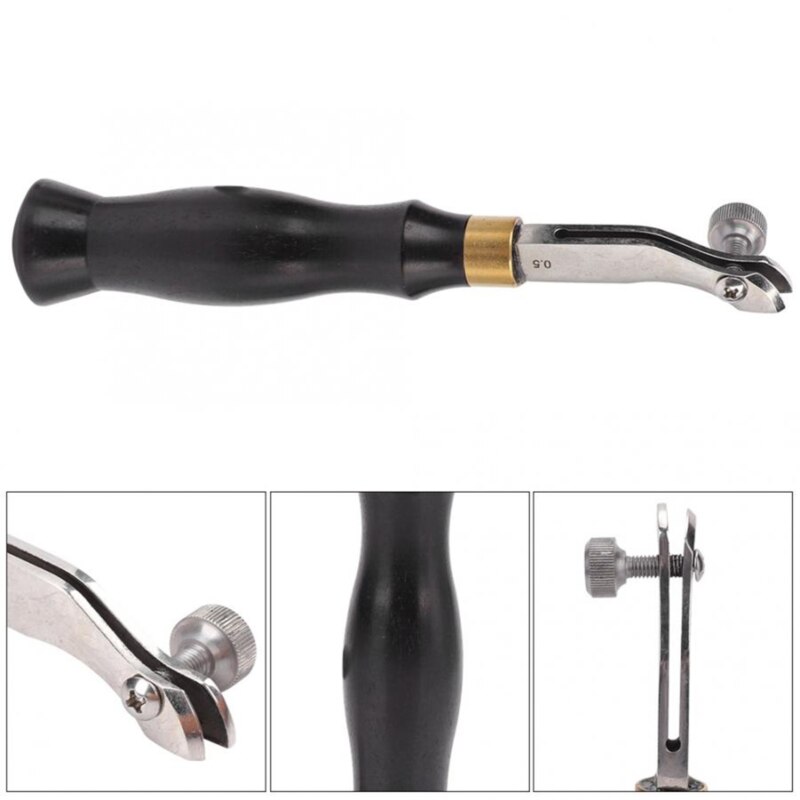 1pcs Adjustable Leather Edge Liner Handmade Leather Tool Edge Pressure Groove Scriber