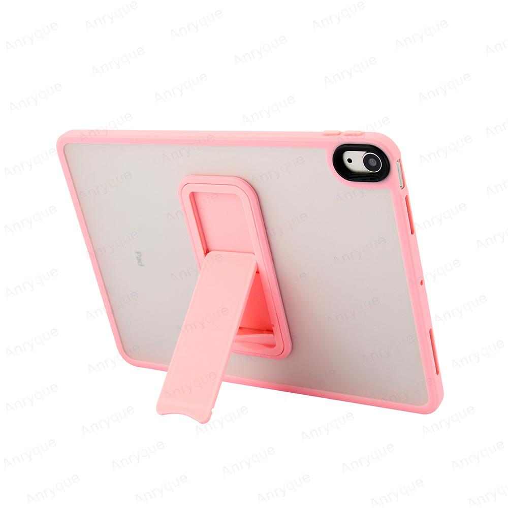 Caso de suporte para ipad 11a geração 11 Polegada 2025/10a geração 10.9 ''2022 acrílico fosco capa dura funda com suporte: 12.4 / Preto