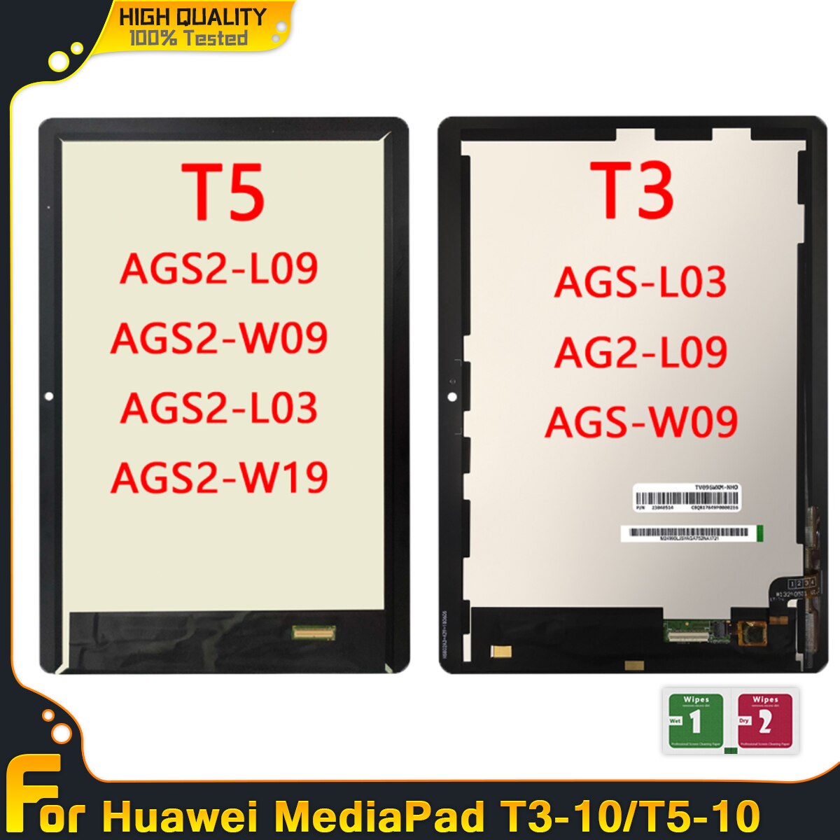 LCD For Huawei MediaPad T3 T5 10 AGS-L03 AGS-L09 AGS-W09 AGS2-L09 AGS2-W09 AGS2-L03 AGS-W19 LCD Display Touch Screen Assembly
