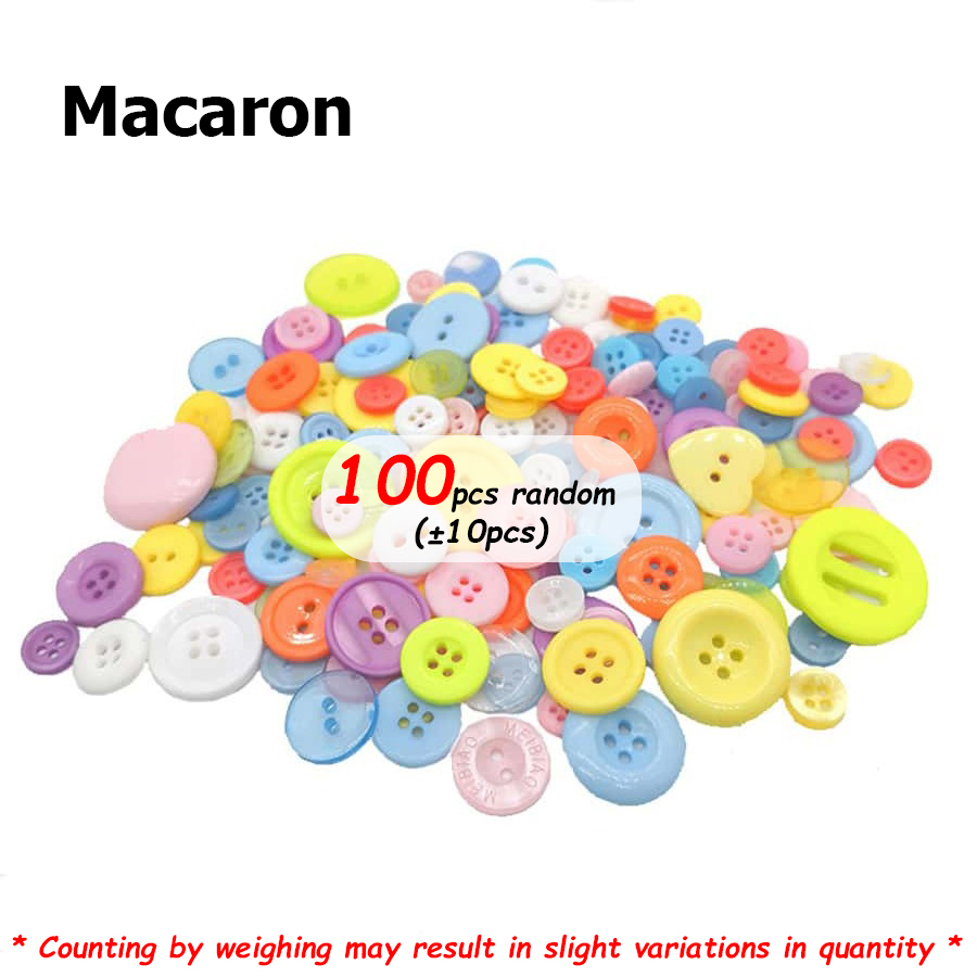 100 Uds. Botón redondo de plástico de Color 0,7-2,5 cm tamaños surtidos para manualidades DIY proyectos de costura accesorios de costura para el hogar: Zinc envejecido