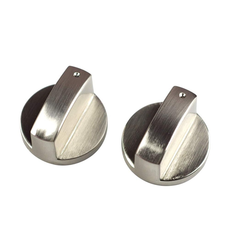 Boutons de cuisinière à gaz en métal brossé cuisinière interrupteur de commande cuisinière boutons de four table de cuisson bouton de brûleur cuisinière à gaz commutateur cuisine remplacement Acce