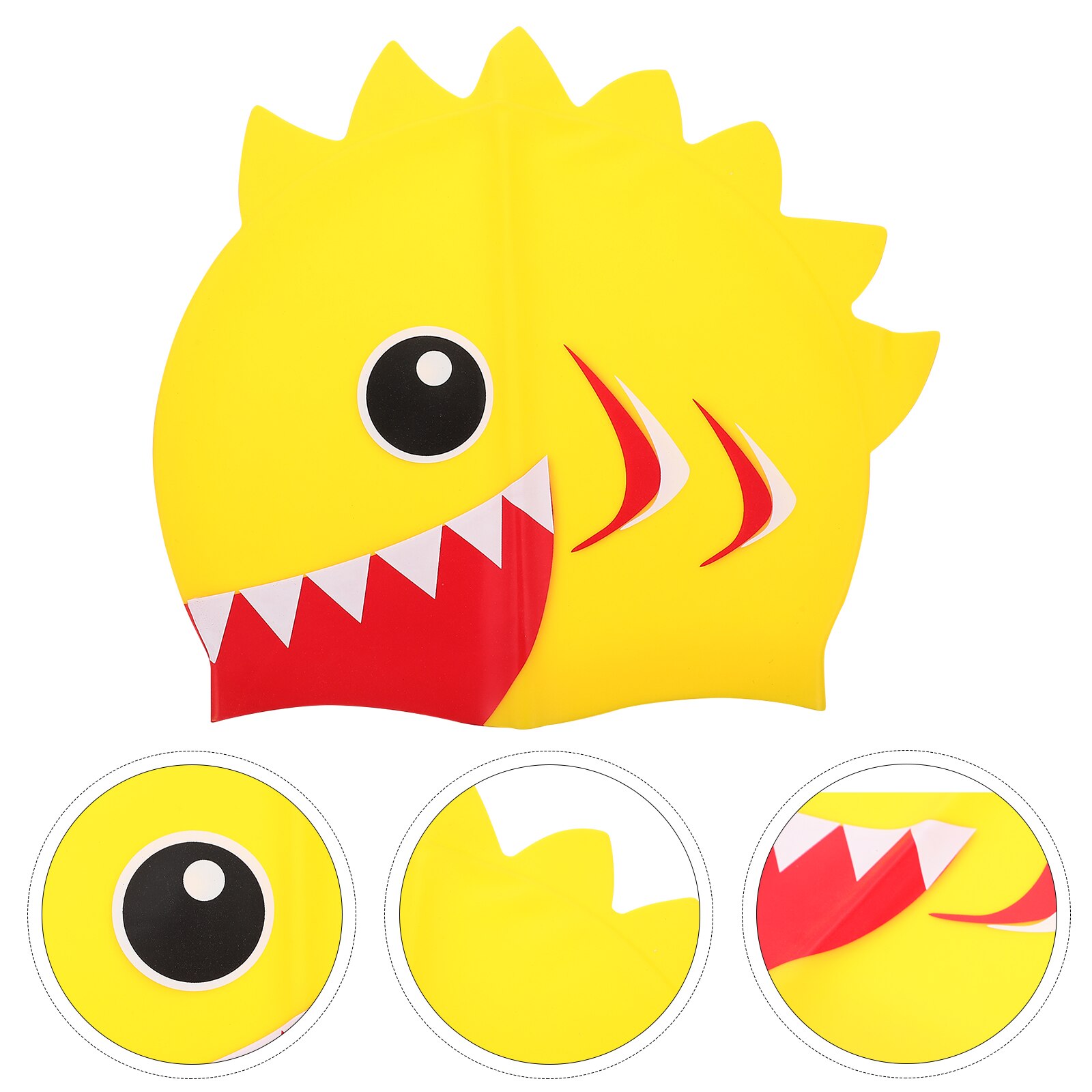 Durable Kids Swimming Caps Waterproof Bathing Caps Cartoon Swimming Hat