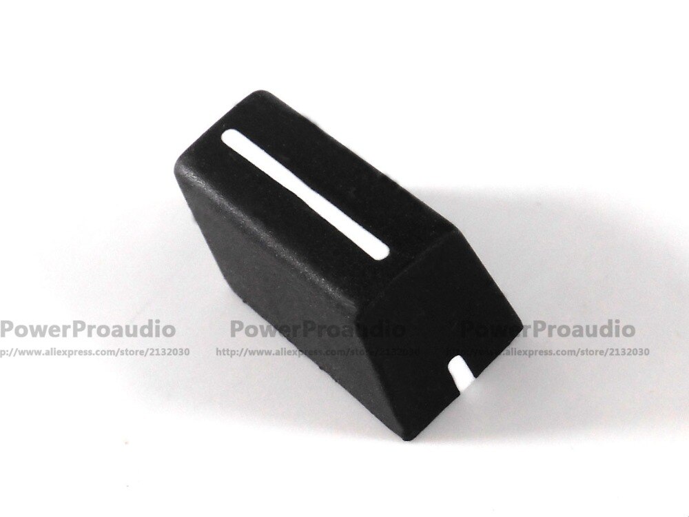 50 Stuks Kanaal Crossfader Fader Cap Knop Voor Rane 56 57 61 62 64 68 (Zwart)