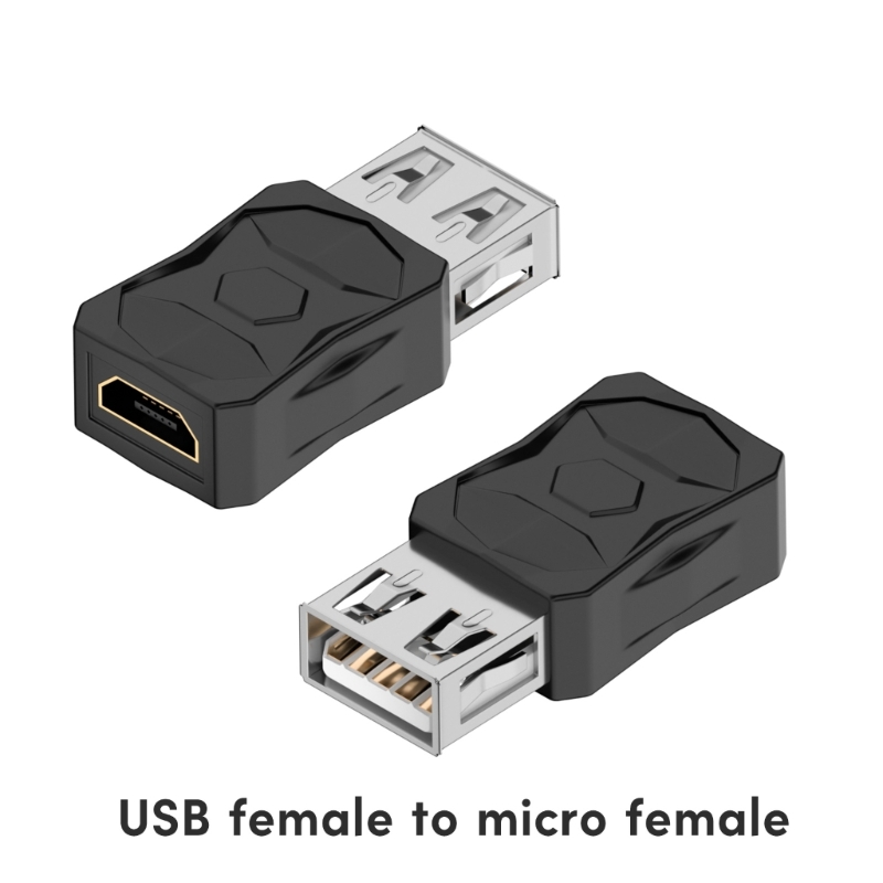 USB naar Micro USB Mini USB Adapter Converter USB Man Vrouw Converter 480Mbps QX2A