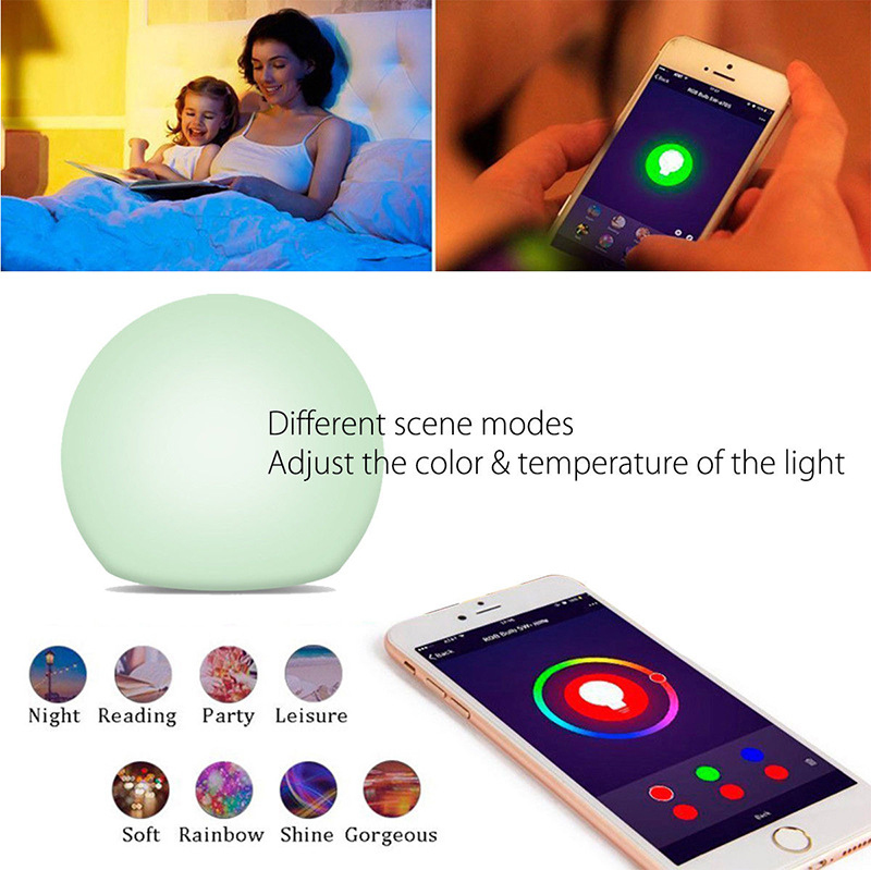 Tuya Smart Atmosphere Light Wifi Ambient Lamp Touch Sensor Timer APP Control Work With Alexa Echo Google Assistant Smart Life