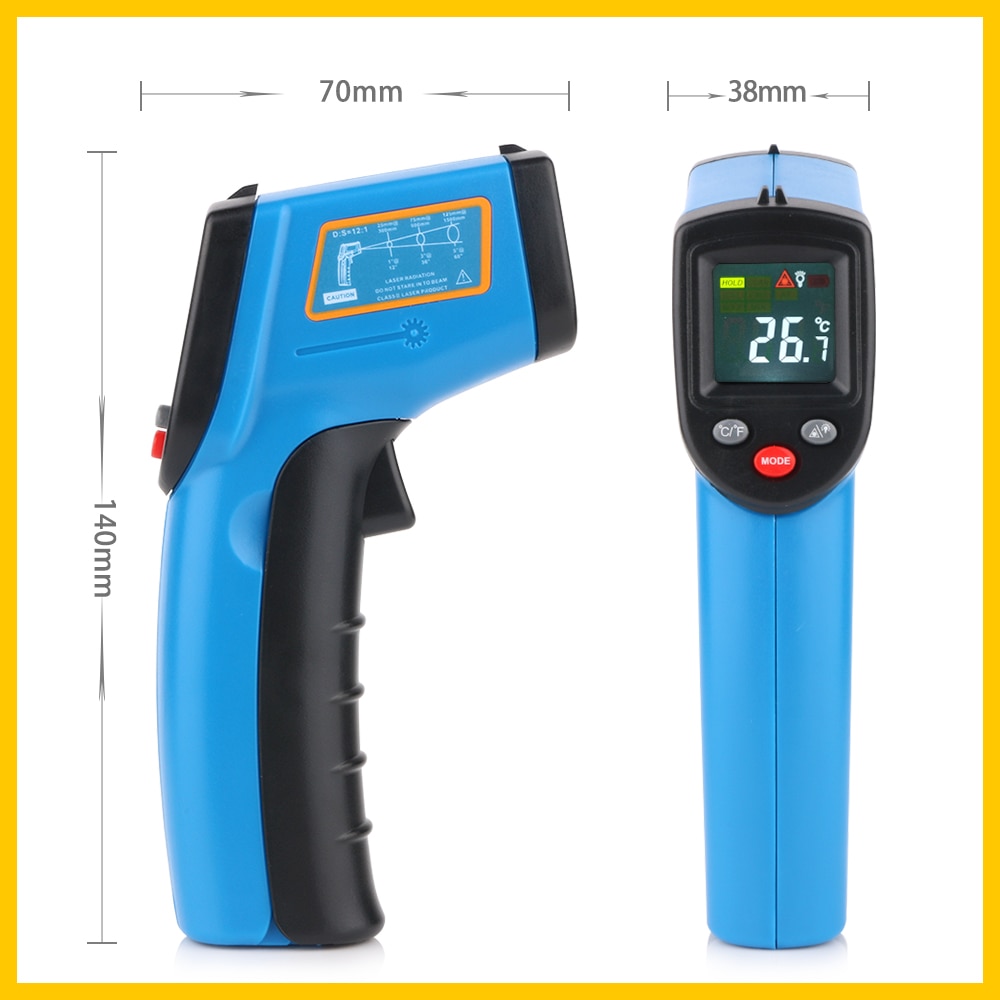 Handheld IR Thermal Imaging Camera Digital ColorDisplay Infrared Image Resolution Thermal Imager Camera GM333 GM333A BENETECH