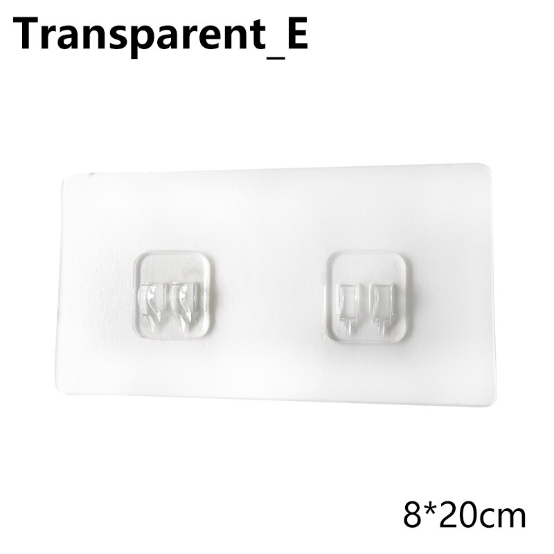 4 stuks plastic haken voor thuis, waterdichte klevende haak voor keuken, badkamer, plank, sticker, muur, sterke klevende haak, hanger: 5