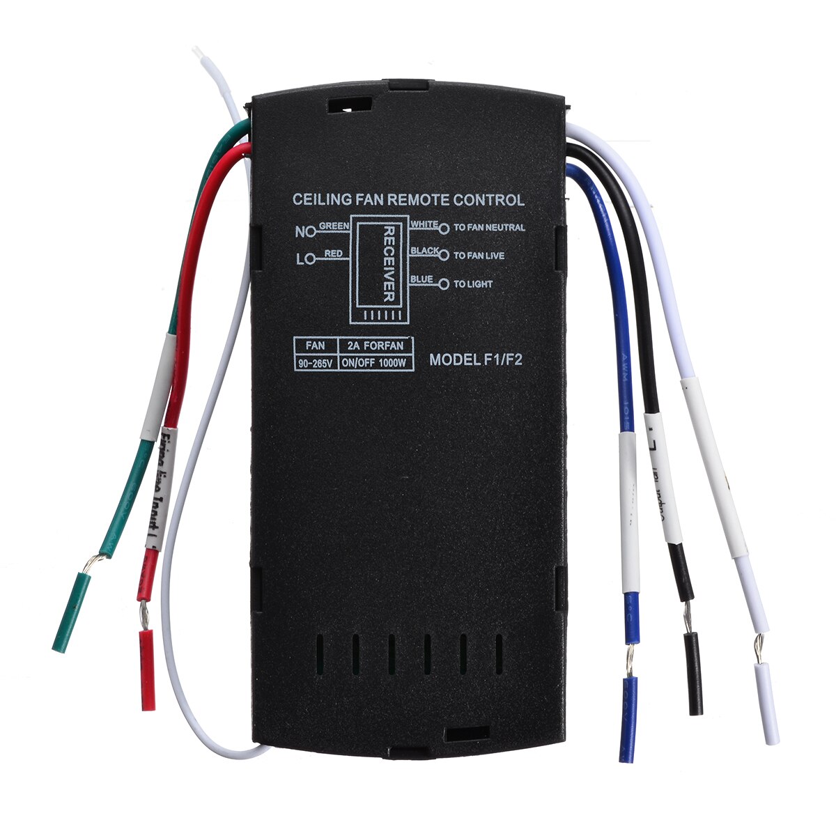 Universal Ceiling Fan Lamp Remote Control Kit 90-265V Timing Control Switch Adjusted Wind Speed Transmitter Receiver