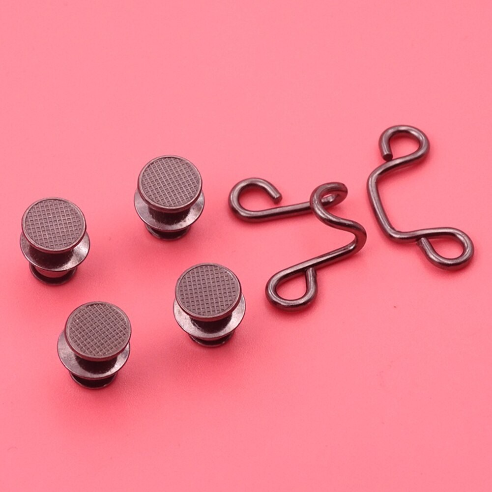 4set Waistband For Pants Disassembly Expansion Skirts Metal Adjustable Jean Button DIY Waist Buckle Extender Set With Hook
