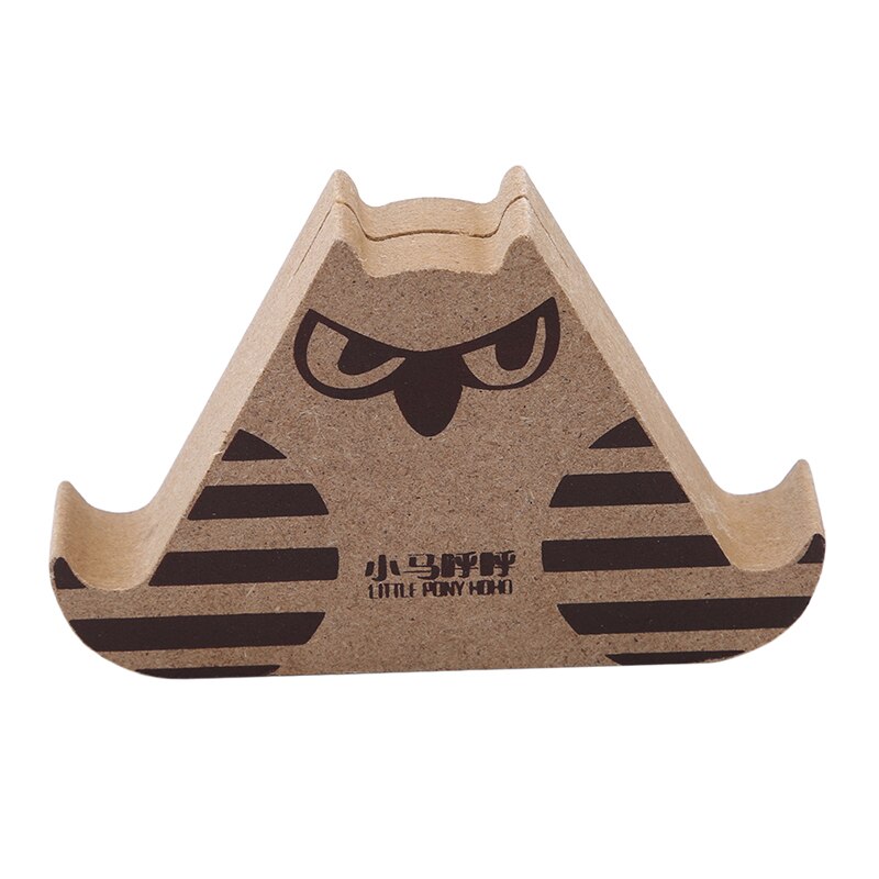 Stylish Mobile Phone Holder Owl Couple Retro Wooden Phone Holder: Blue White Stripes