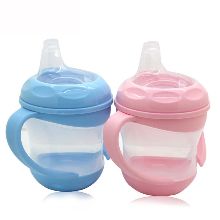 160Ml Delicate Baby Sippy Cup Bpa Gratis Pp Zuigeling Leren Drinkwater Cup Zachte Tuit Kids Training Kopjes Effen voedingen
