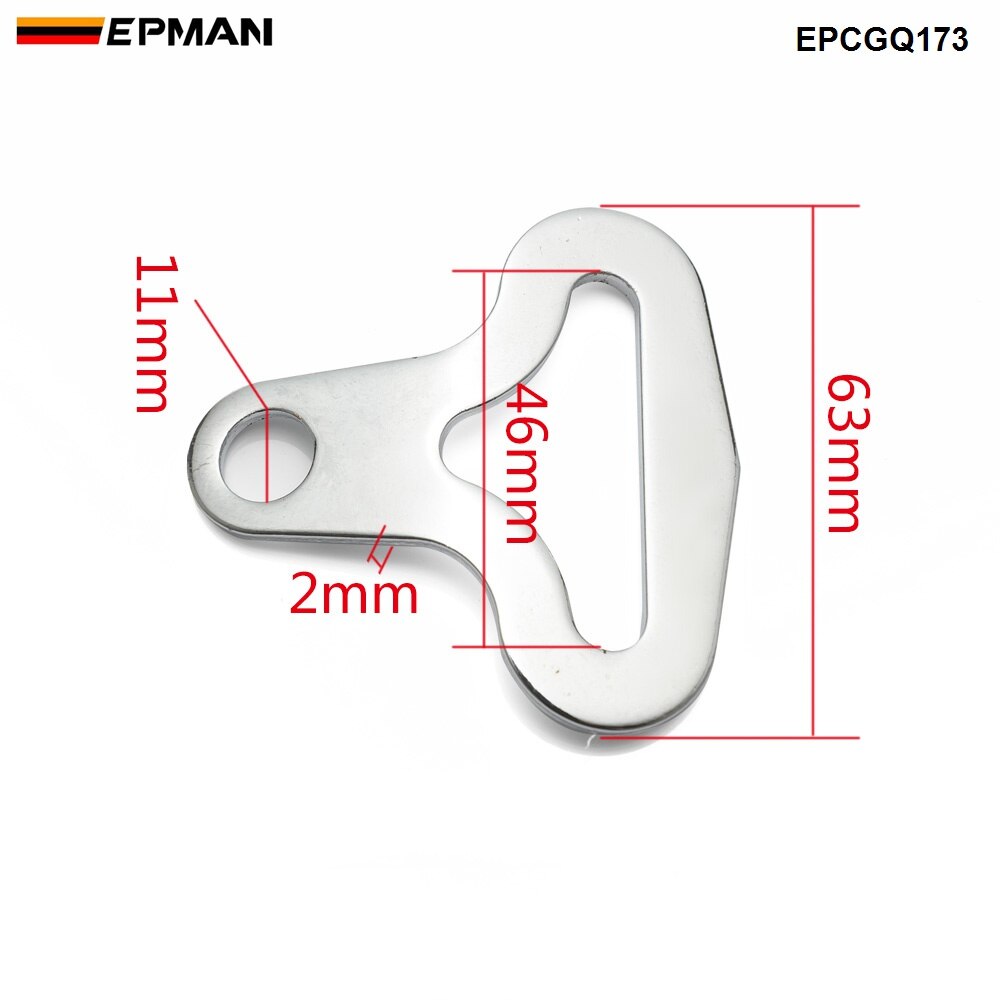 EPMAN Racing ceinture de sécurité pince harnais boulon onglet montage ceinture de sécurité matériel pour 2 "ou 3" ceinture EPCGQ173