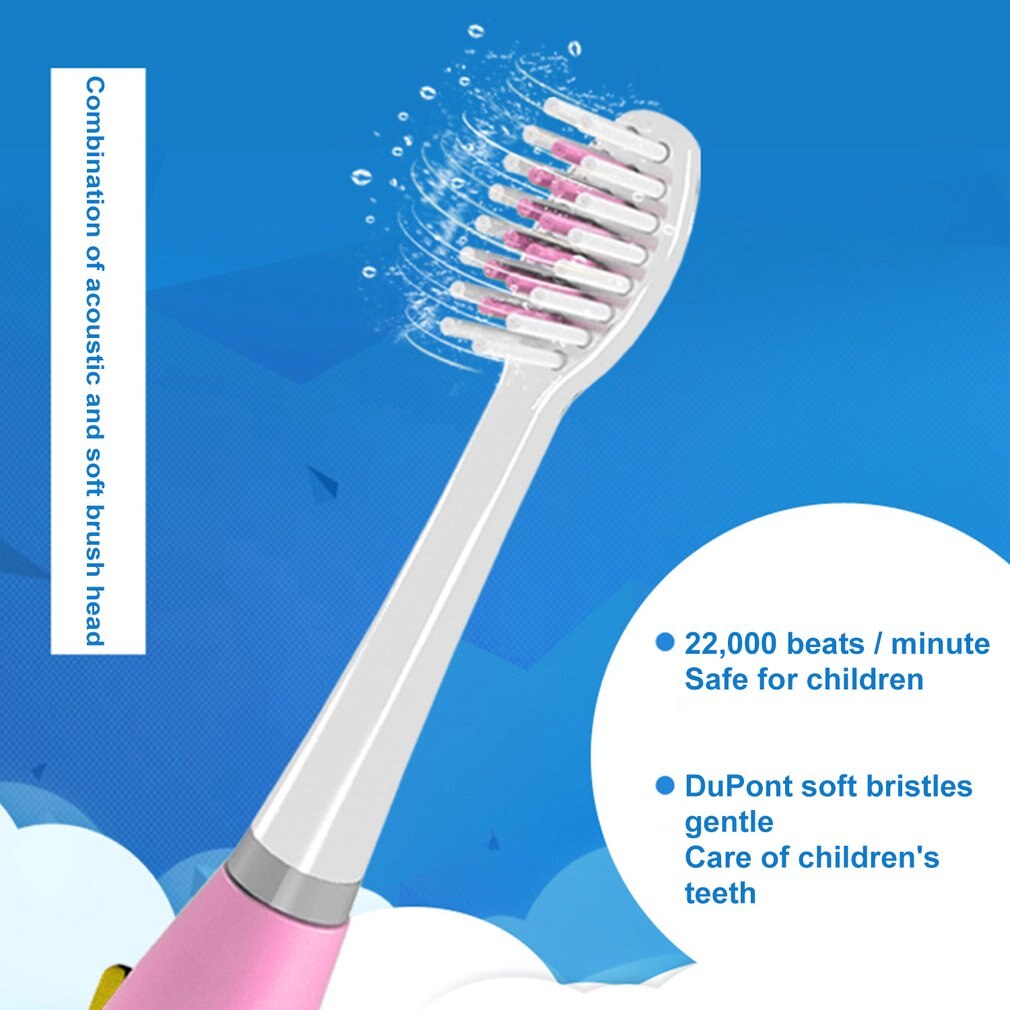 Seago Kids Musical Sonic Toothbrush Two Minutes Remind Teeth Brush For Children With LED Light Ergonomic Handle Tooth-brush