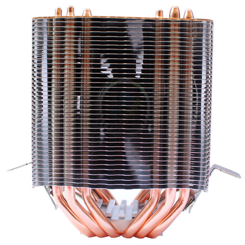 3/4PIN RGB LED CPU Cooler 6-Heatpipe Dual Tower 12V 9cm Cooling Heatsink Radiator for LGA 1150/1151/1155/1156/775/1366 AMD: NO Light / 3 PIN
