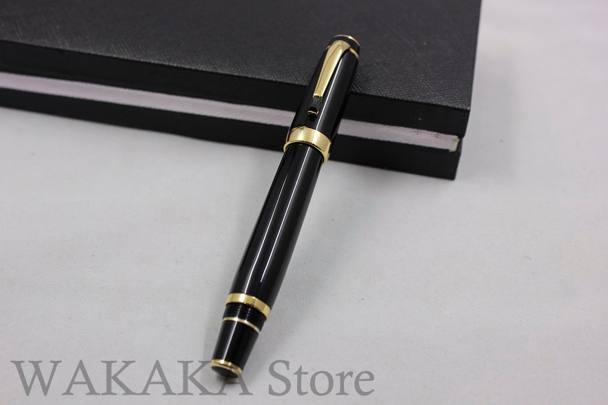 Luxury Wakaka mon stone Roller Gel pen roller ball blanc ink pen