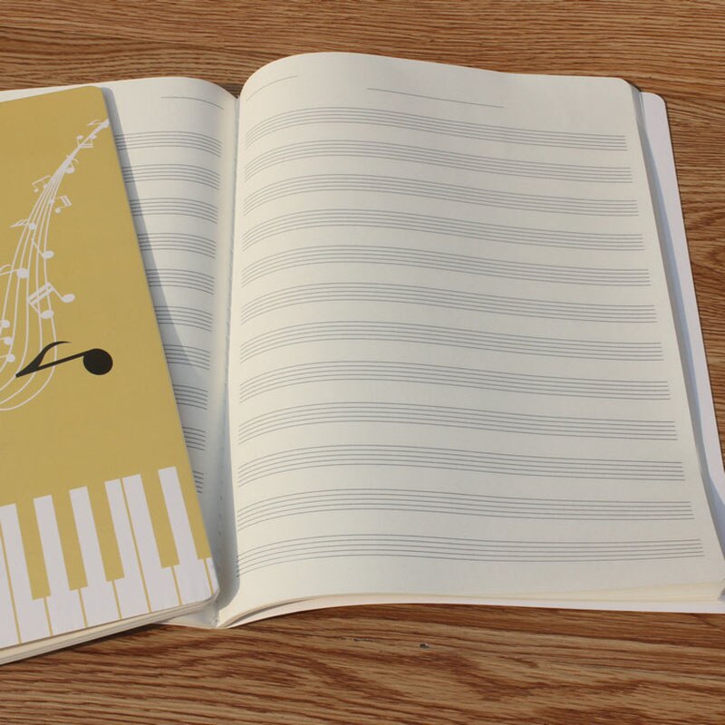 1 pièces 36 feuilles livre de partitions Simple Piano cahier de musique pour étudiant pratique cahier d'exercices de musique