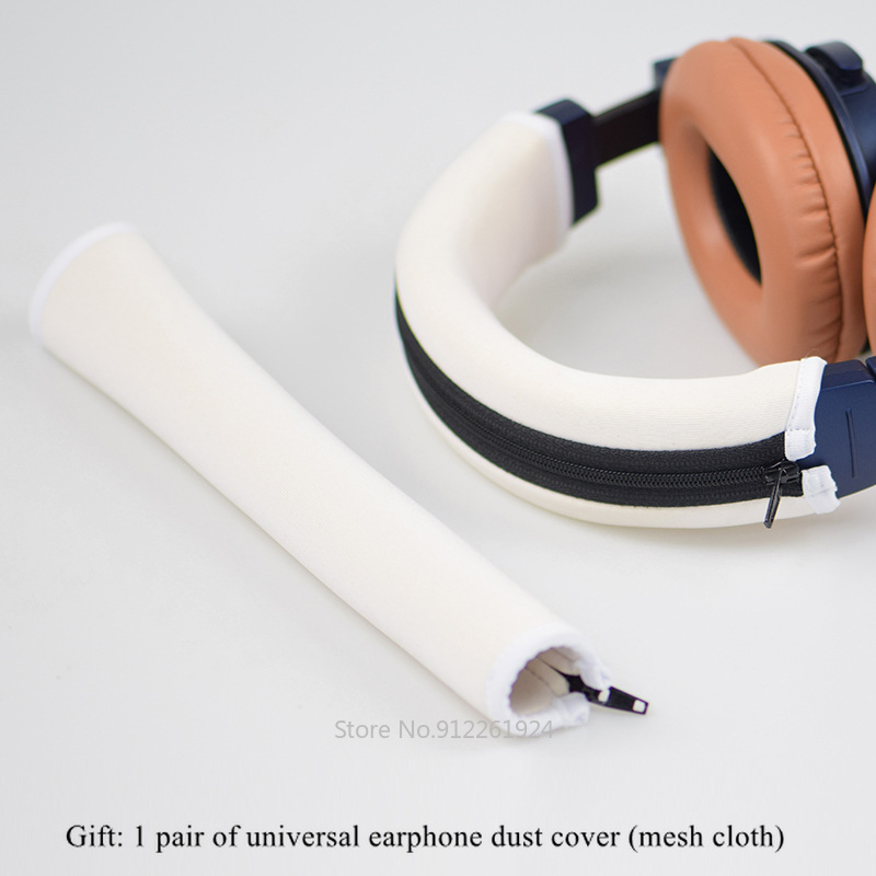 Almohadillas de repuesto para auriculares, diadema para Audio-Technica, ATH-M50x, ATH-M40X, M30, funda de cojín, parachoques: 1 pcs  Headband W