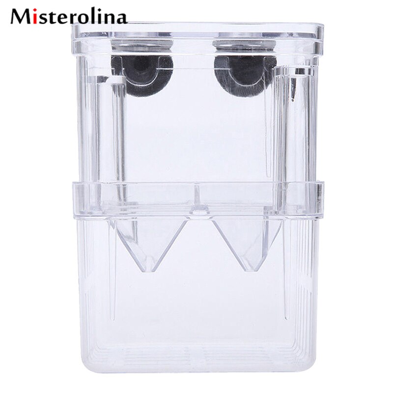 Acrylic Fish Breeding Isolation Box Fish Tank Aquarium Breeder Box Double Guppies Hatching Incubator Aquarium Pet Supplies S/L