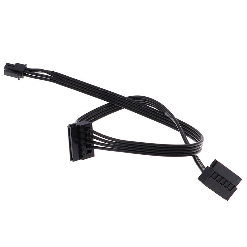 1Pc 45CM mini 4 Pin to 2 Sata SSD power supply cable for M410 M610 M415