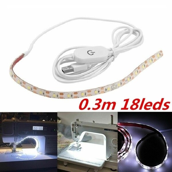 Sewing Machine LED Light 5v Waterproof Work Light Strip Lights Bar Suitable for All Sewing Machines 30cm USB Industrial Light