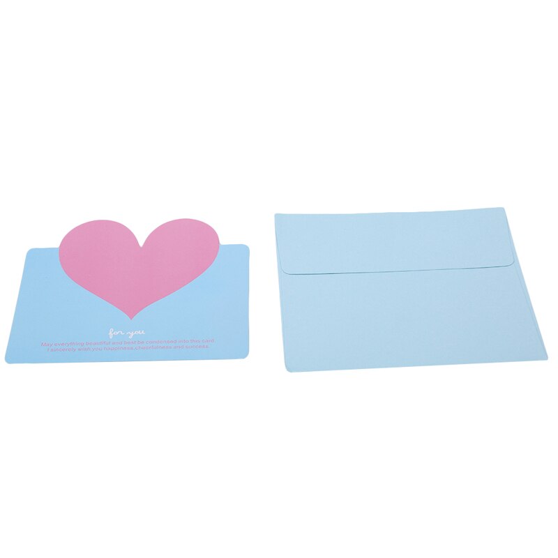 Love Heart Card I Love You Birthday Valentine's Day Greeting Heart Message Card Wedding Guest Cards