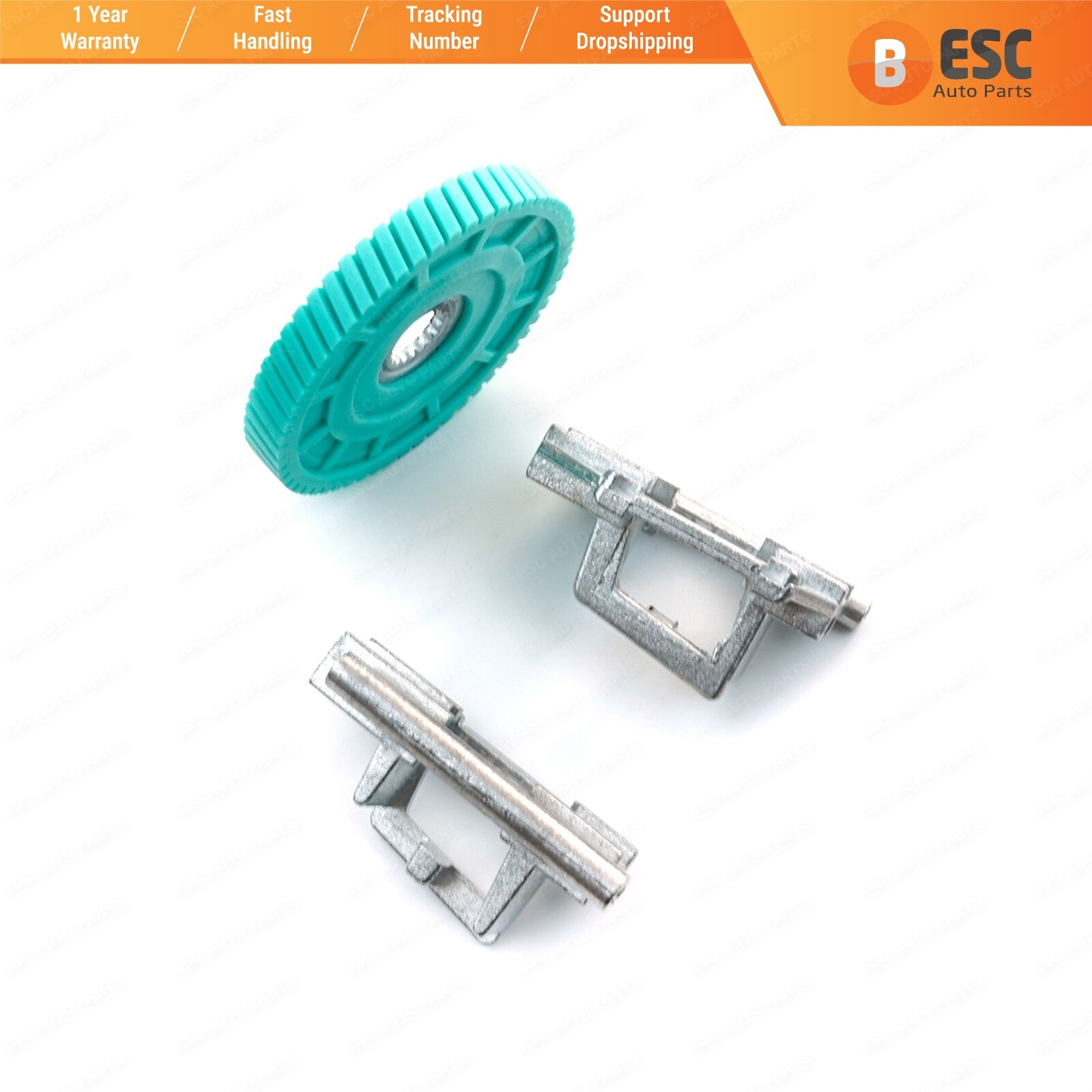 ESC – pièces automobiles pour Peugeot 206, curseur de toit ouvrant, supports gauche et droit et engrenage de moteur, depuis la turquie, esr8 + ESR27