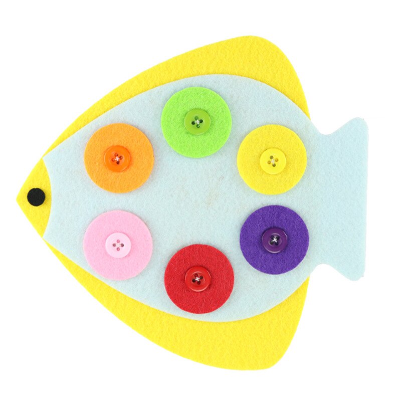 Hand Zipper Button Teaching Kindergarten Manual Diy Weave Cloth Early Learning Education Toys Montessori Baby Teaching Toys: style 3