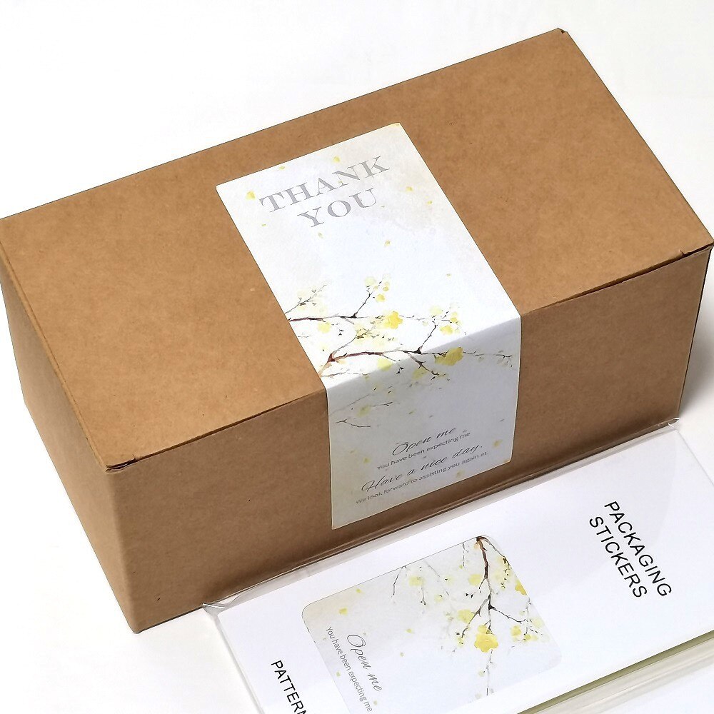 50 Teile/paket Danke Aufkleber Wasserdichte Dichtung Etiketten 6*15 Cm Verpackung Aufkleber Für Kleine Unternehmen Schmücken Aufkleber Liefert
