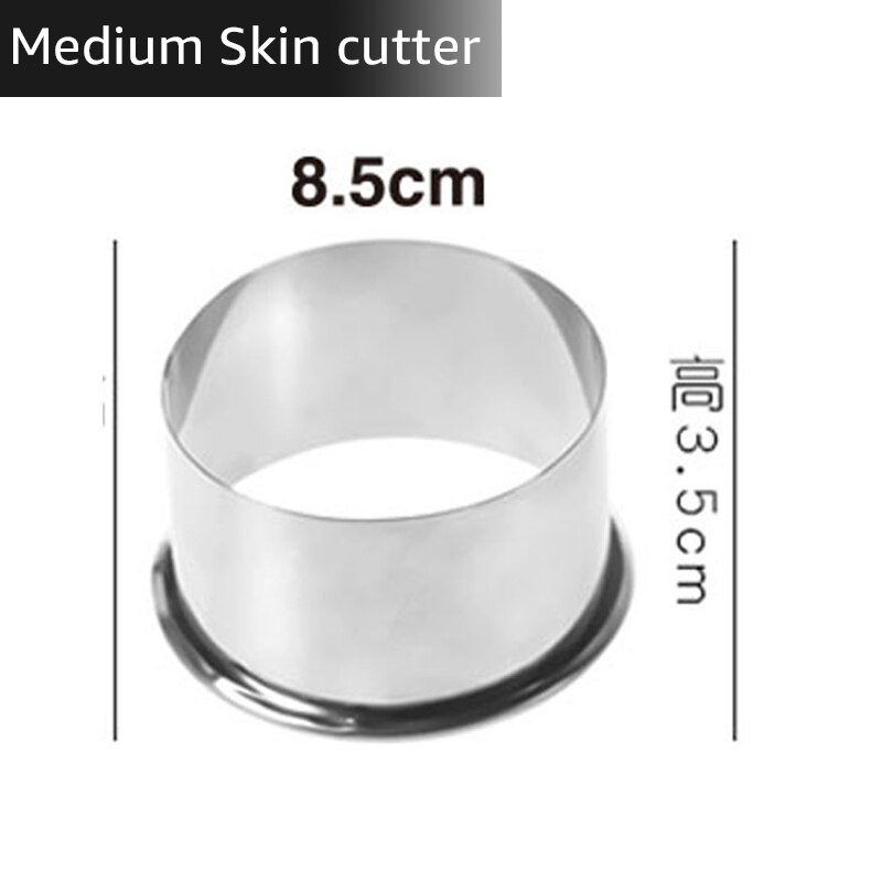 4 in 1 DIY Dumpling Mold Dumplings Maker Tool Wrapper Cutter Jiaozi Pierogi Pastry Molds Kitchen Baking Accessories: Cutter M