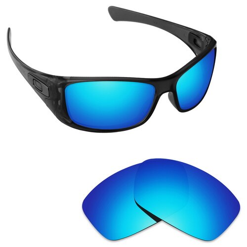 ToughAsNails Polarized Replacement Lenses for Oakley Hijinx Frame - Varieties: Blue Mirrored