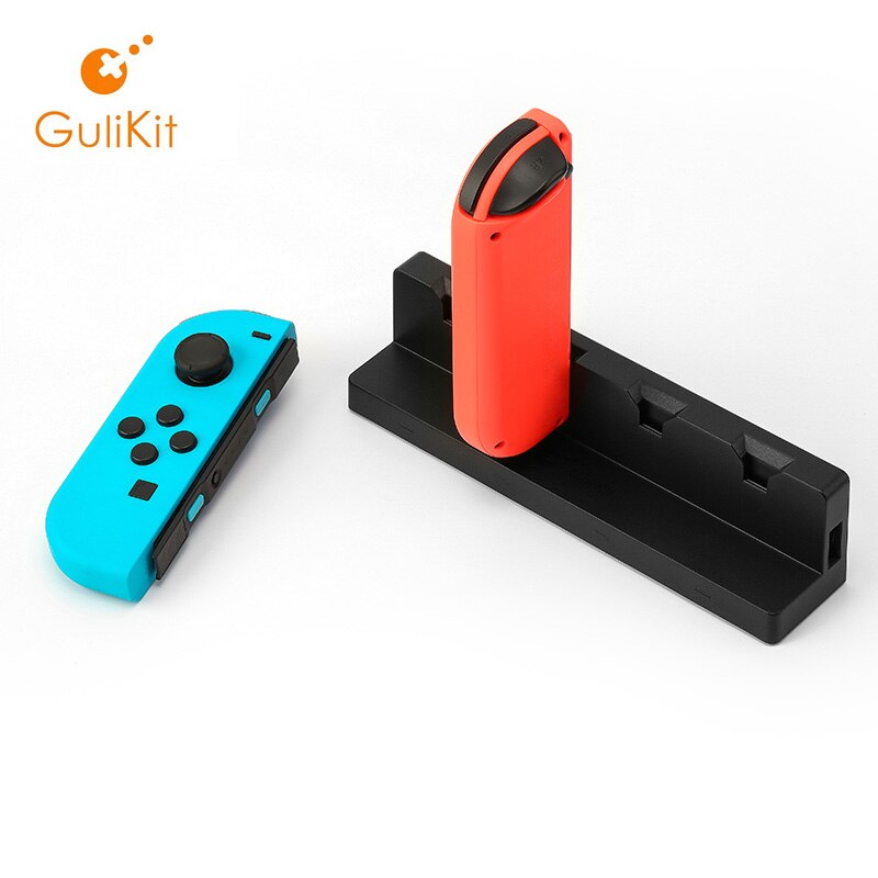 Gulikit JOYCON Charging Dock with LED Charging Indication 4 Ports for Charging 4 JOYCON Simultaneously Charger Charging Station