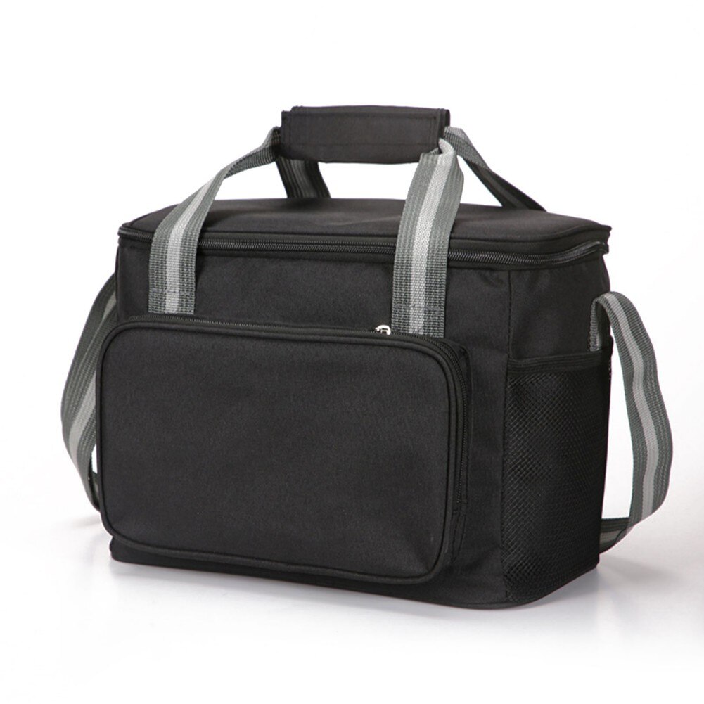Portable Lunch Cooler Bag Insulated Food Drinks Bag Camping Traveling BBQ Folding Insulation Picnic Ice Pack Food Thermal Bag: A