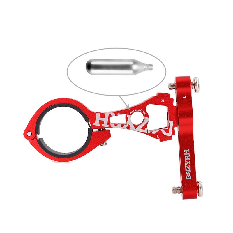 Soporte de sujeción de portabotellas doble para bicicleta MZYRH, ajustable, Compatible con tija de sillín de bicicleta, soporte de botella de agua trasera, jaula R