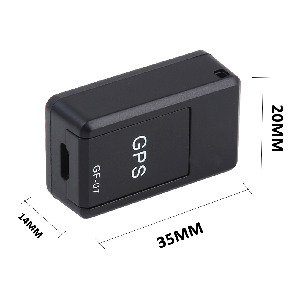 Gf -07 mini gps miniature tracker locator positionering fjernlyttende stemmestyring tilbagekald optagelse anti-lost enhed