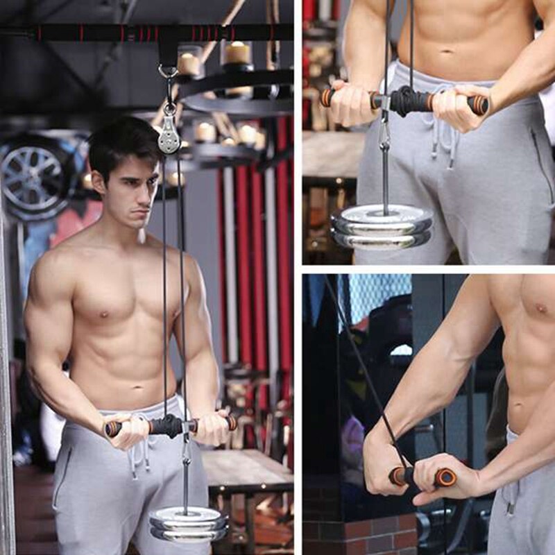 Fitness Equipment MultiFunction Foream Hand and Wrist Strength Equipment Forearm Dumbbell Weights Grip Workout Pulley