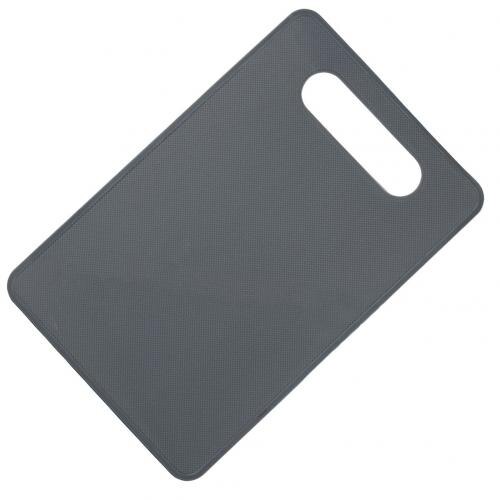 Non-Slip Kunststof Hakblok Hangen Gat Snijplank Voedsel Snijden Blok Mat Koken Levert Fruit Groente Snijden Keukengereedschap: Deep Grey