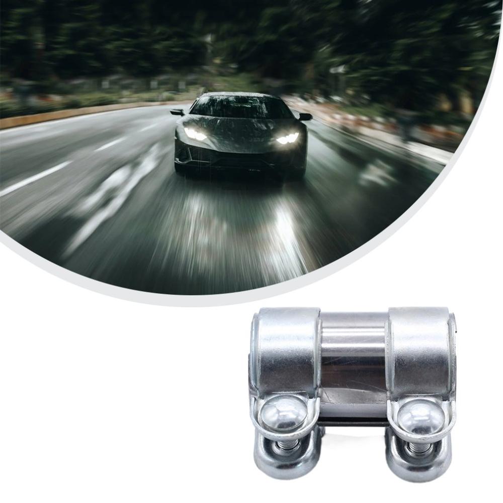 Exhaust Pipe Clamp Exhaust System Universal Double Clamp Exhaust Fitting Made Of High Materials