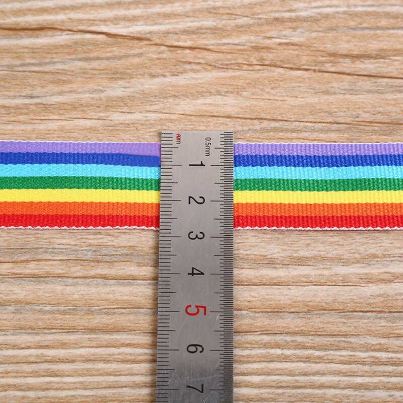 10 Meter Muti-Size Regenboog Riem Rand Voor Kleding Tassen Accessoires Handgemaakte Diy Singels Naaien Materiaal Leveranciers