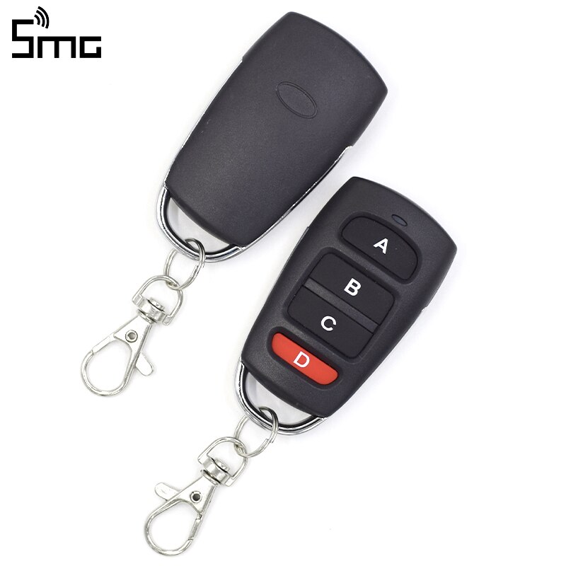 Duplicator 433.92MHz remote control garage door 4-channel hand transmitter remotes controller Fixed code controls to clone