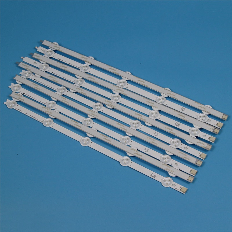 10 lampor 820mm led-bakgrundsbelysningsremsor för  lg 42 ln 613v 42 ln 613s -zb 42 tums tv-array led-remsor bakgrundsbelysningsbarer ljusband