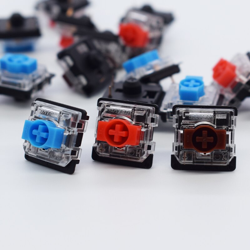 Gateron Jiadalong mechanical keyboard low axis switch thin switch red blue coffee thin switch
