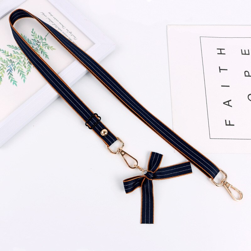 Bowknot praktisch Riemen Diagonale spreizen telefon Hülse Schlüsselband bogen teleskop seil diy zubehör tasche schulter gurt: 5