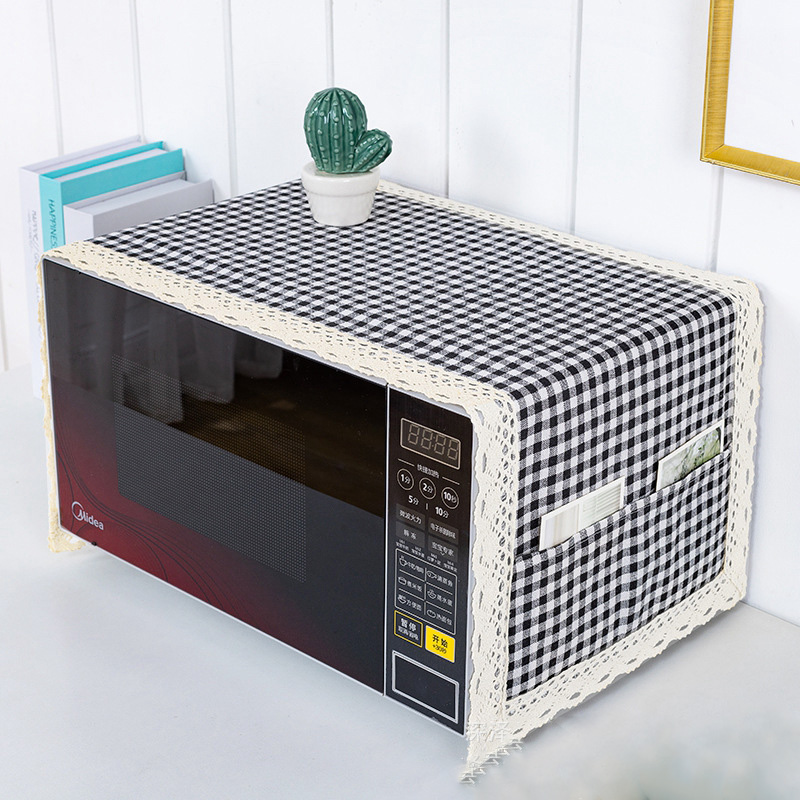 Magnetron Covers Gevallen Roze Magnetron Kawaii Keuken Doek Koreaanse Magnetron Cover Keuken Accessoires Home Decor 2022