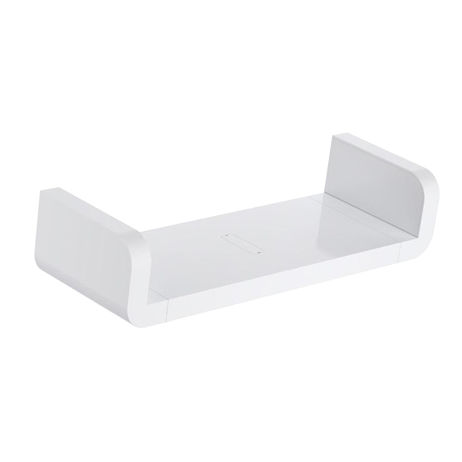 1pcs Floating Wall Hanging Shelves White U Shaped for Bathroom Display Organizer Mounted Bedside Dorm Bed Corner Shelfs: 32cm