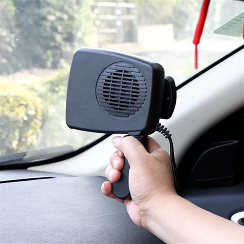 Mini aquecedor elétrico 12/24v carro automático portátil aquecedor elétrico aquecimento ventilador de refrigeração defloster acessórios automóveis