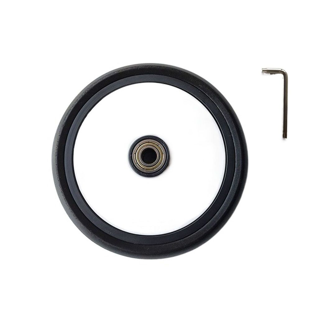 Gereedschap kinderwagenaccessoires trolleywielbeugel pu-band zijdeksel schroefclip type kinderwagenwielen wielassen accessoires: Blauw
