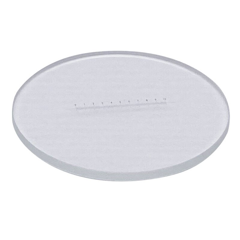 X = 10 mm Augen Mikrometer DIV 0,1mm Absehen Herrscher Horizontale Mess Okular Kalibrierung Durchmesser 20 mm 29 mm für Mikroskop