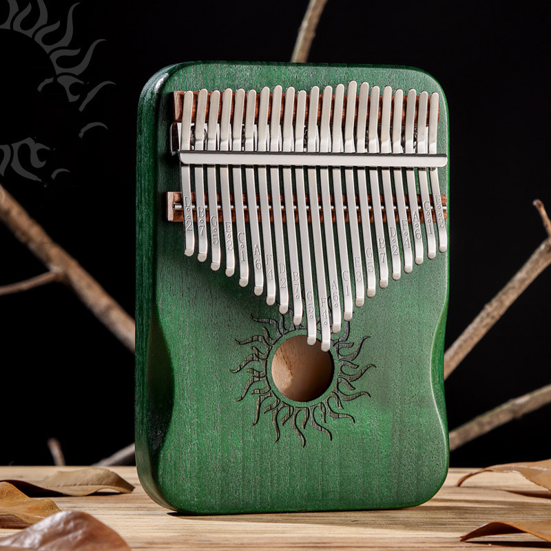 Hluru Kalimba 17 21 teclas Kalimba Piano de dedo madera maciza de arce Kalimba pulgar Piano teclado instrumento Musical Mbira para principiantes