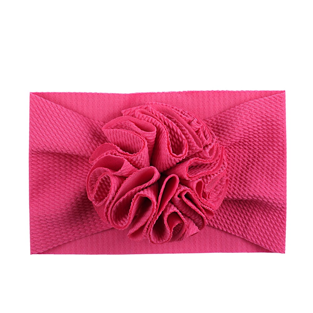 Baby Hoofdband Voor Meisjes Baby Baby Meisje Hoofdband Verjaardagsfeestje Baby Tulband Accessoires Peuter Hoofddeksels 20 Kleuren: Fuchsia